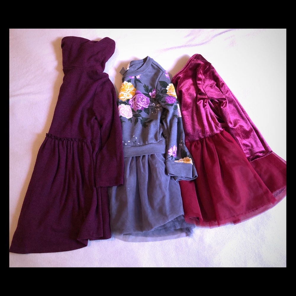 Old Navy Bundle Long Sleeve Girl Dresses
